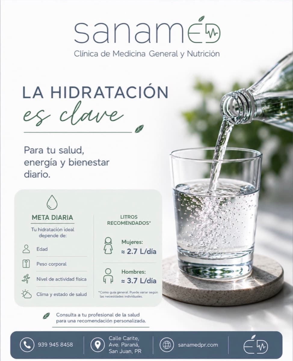 Infografía: ¿Cuánta agua debes tomar al día?