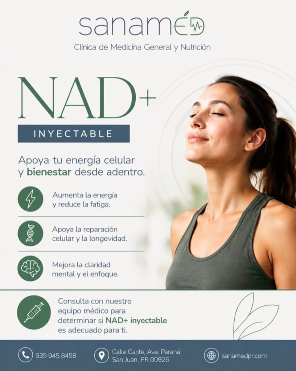 Infografía: ¿Qué es el NAD+ inyectable?
